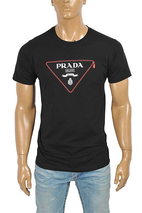 black and yellow prada shirt|prada t shirt men's sale.